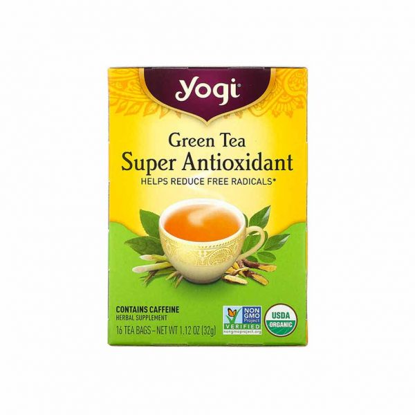 Yogi Tea, Green Tea Super Antioxidant, 16 Tea Bags, 1.12 oz (32 g